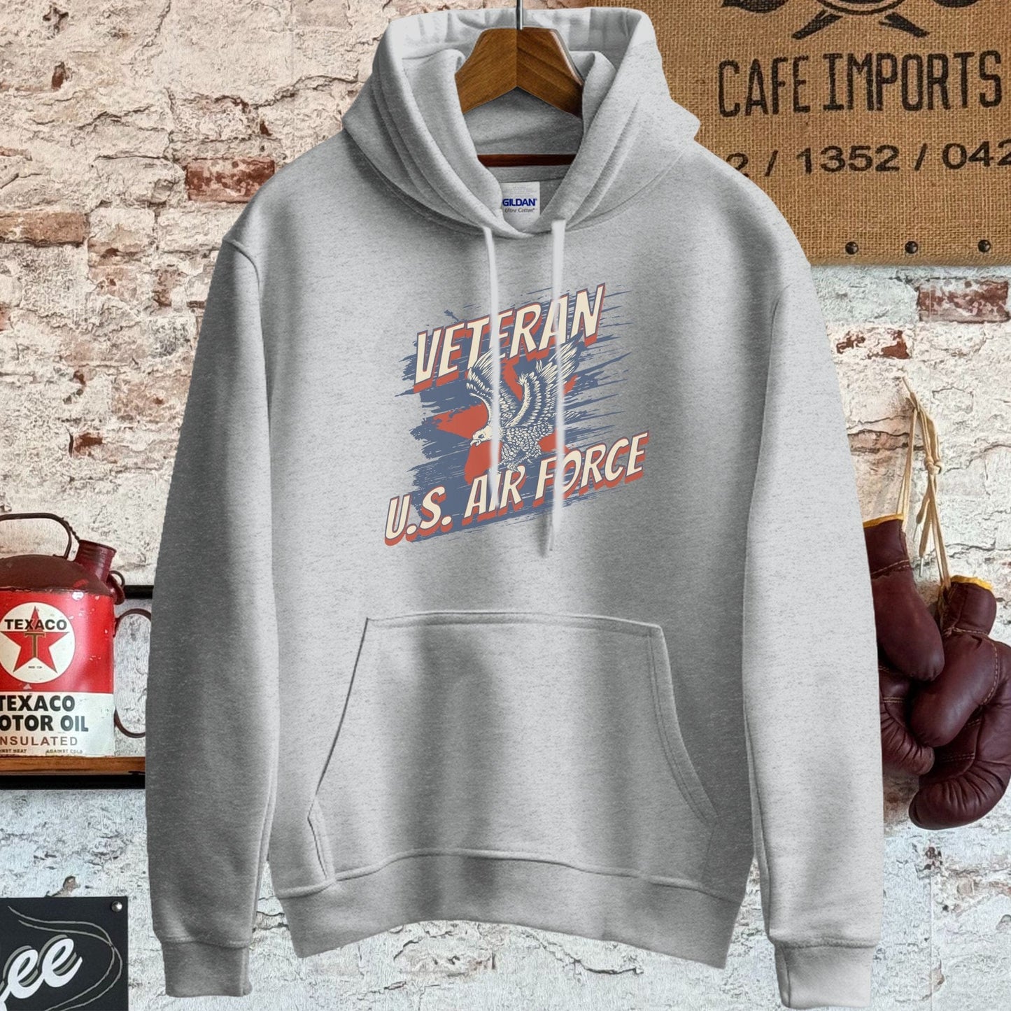 Hoodie / S / Sport Grey U.S. Air Force Veteran Shirt