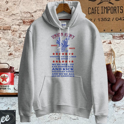 Hoodie / S / Sport Grey Union Army Civil War Champions Shirt