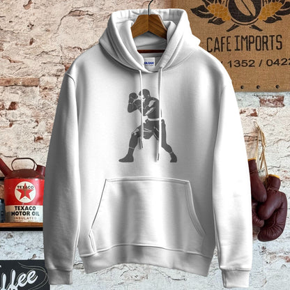 Hoodie / S / White Boxing Inspiration Shirt