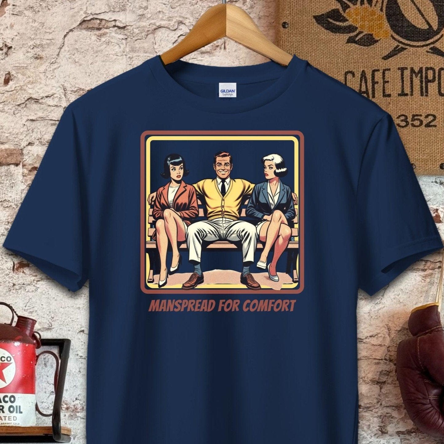 Manspread For Comfort T-Shirt