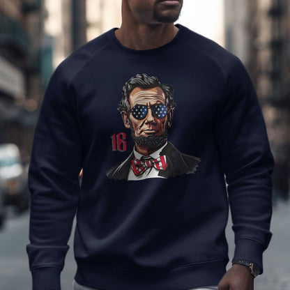 Patriotic Lincoln with Sunglasses Shirt