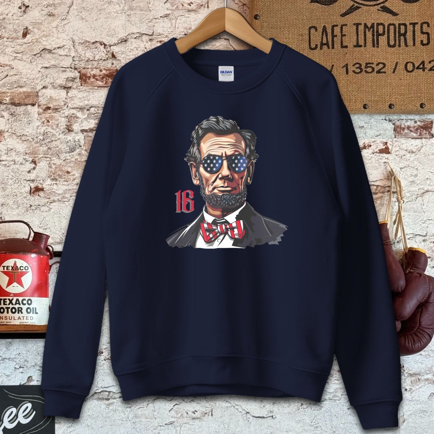 Patriotic Lincoln with Sunglasses Shirt