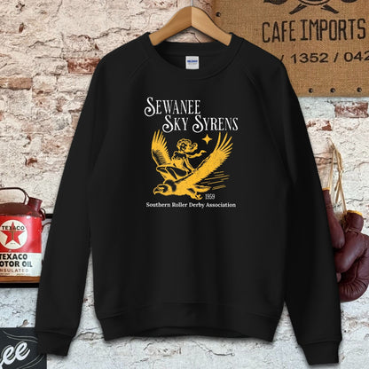 Sweatshirt / Black / S Sewanee Sky Syrens Roller Derby Shirt