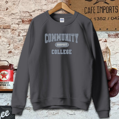 Sweatshirt / Dark Heather / S Community College Dropout Shirts