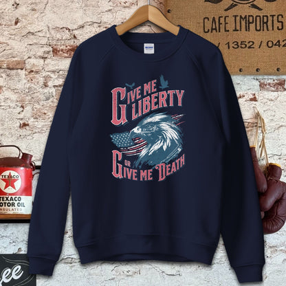 Sweatshirt / Navy / S Give Me Liberty Shirt