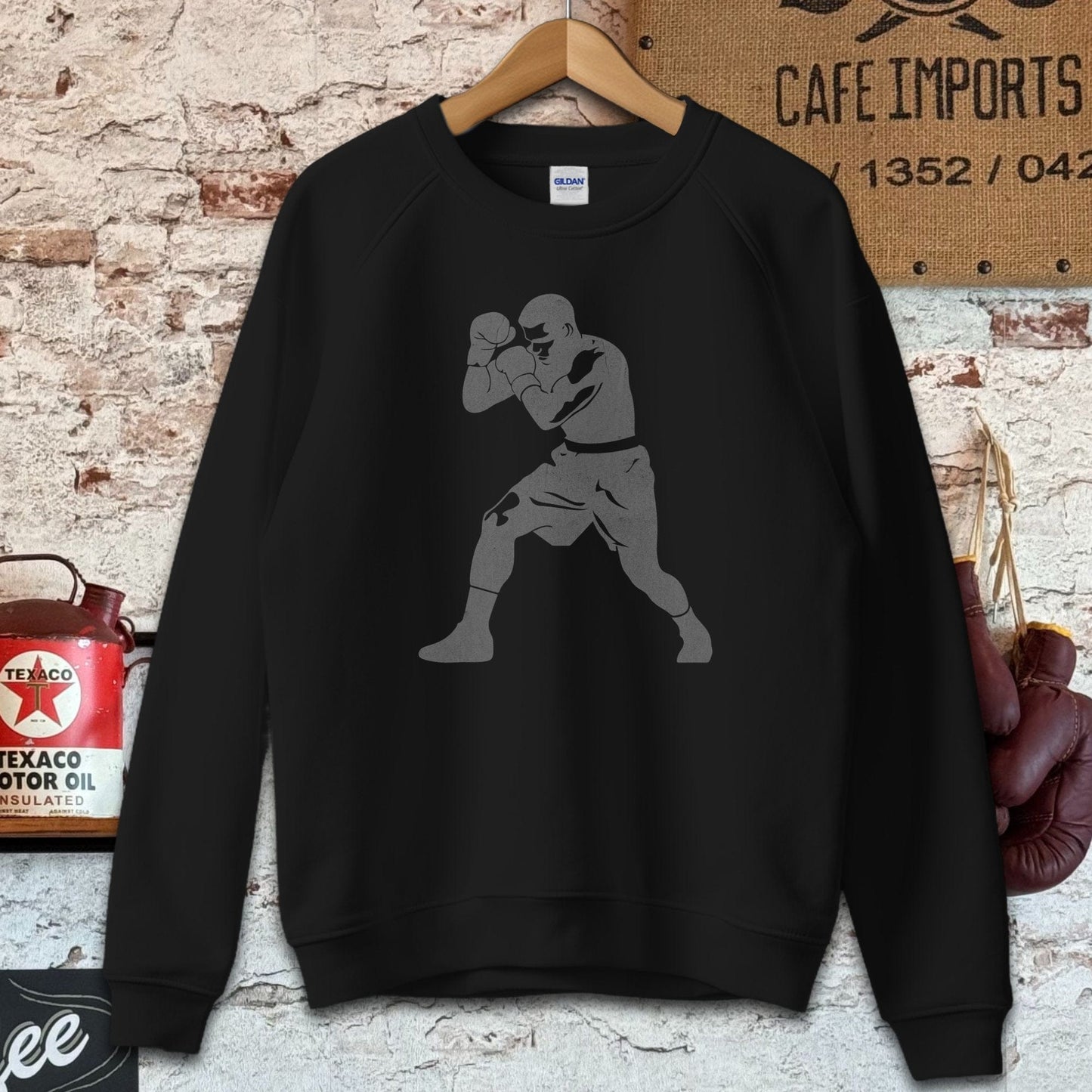 Sweatshirt / S / Black Boxing Inspiration Shirt