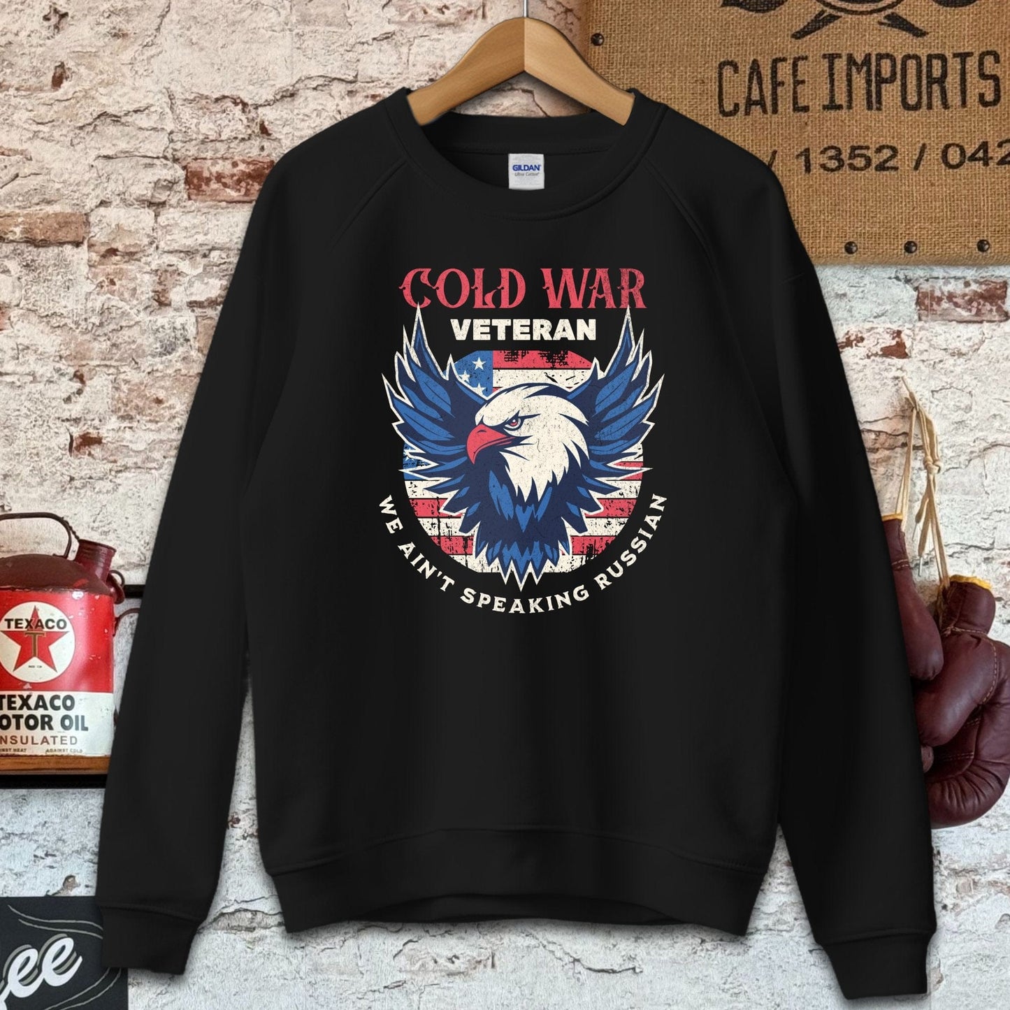 Sweatshirt / S / Black Cold War Veteran Shirt