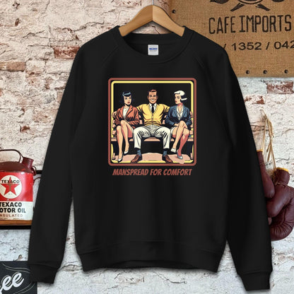 Sweatshirt / S / Black Manspread For Comfort T-Shirt