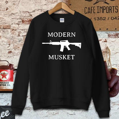 Sweatshirt / S / Black Modern Musket Shirts