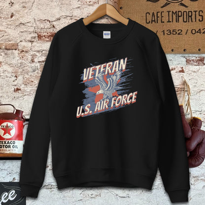 Sweatshirt / S / Black U.S. Air Force Veteran Shirt