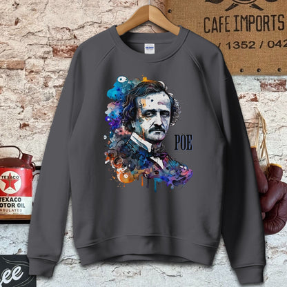 Sweatshirt / S / Dark Heather Edgar Allan Poe Artistic Shirt