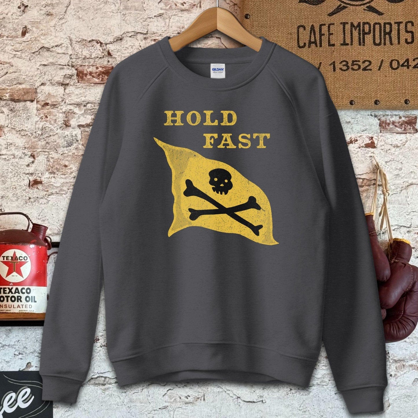 Sweatshirt / S / Dark Heather Hold Fast Shirt