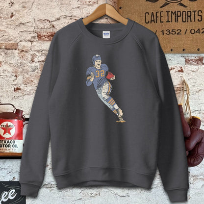 Sweatshirt / S / Dark Heather Vintage Player Number 32 Shirt