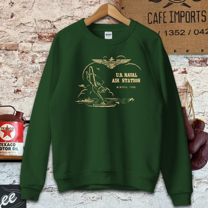 Sweatshirt / S / Forest Green U.S. Naval Air Station Shirt