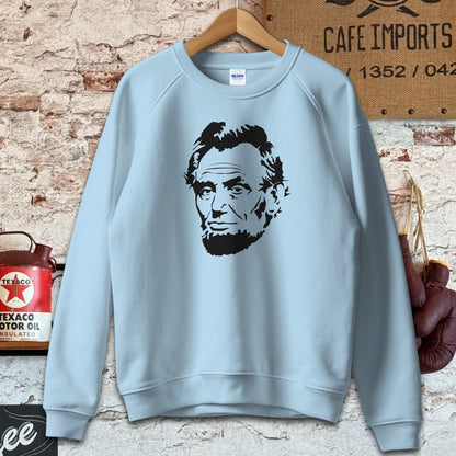 Sweatshirt / S / Light Blue Abe Lincoln Shirt