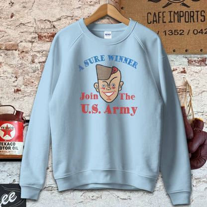 Sweatshirt / S / Light Blue Join The U.S. Army Shirt