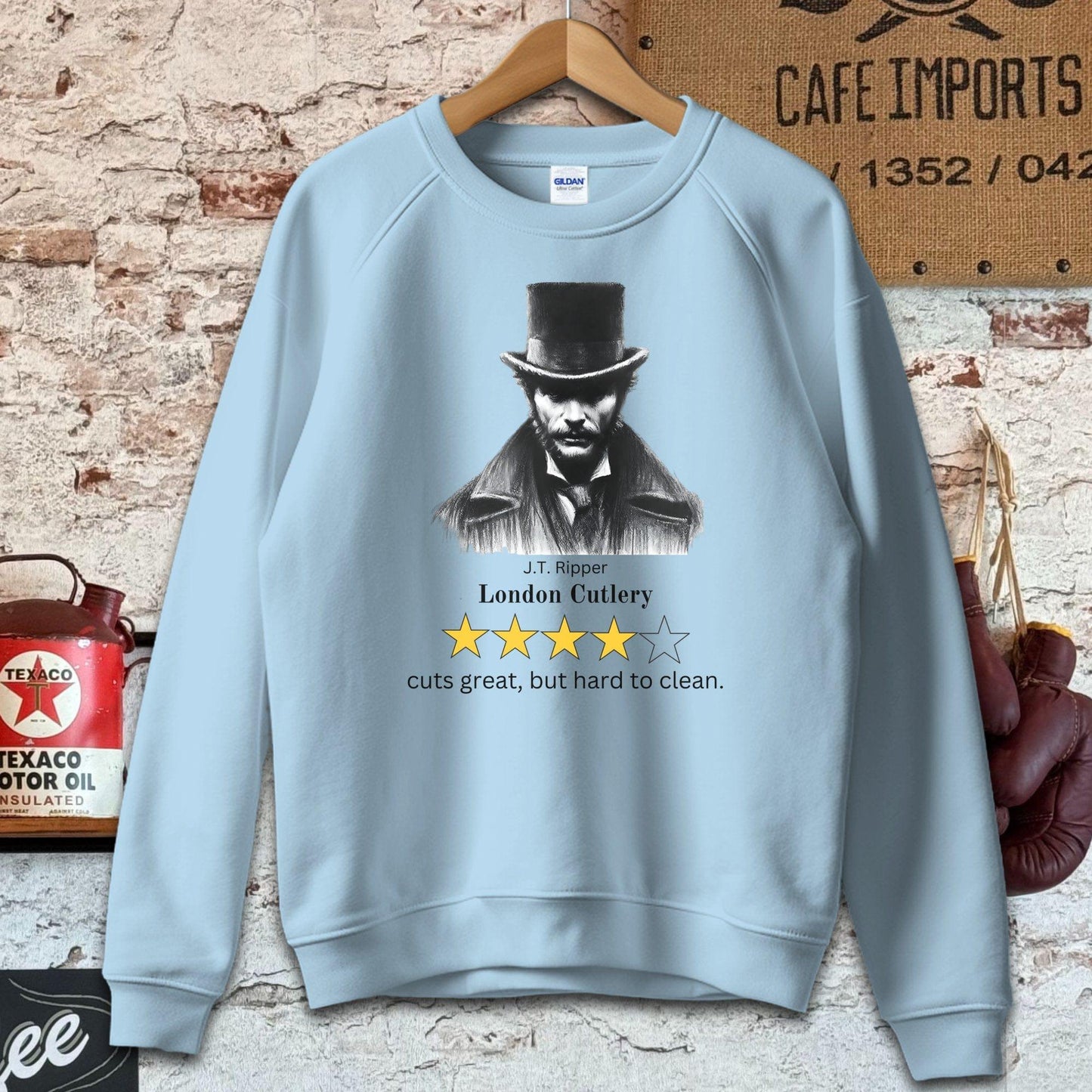 Sweatshirt / S / Light Blue London Cutlery J. T. Ripper T-Shirt