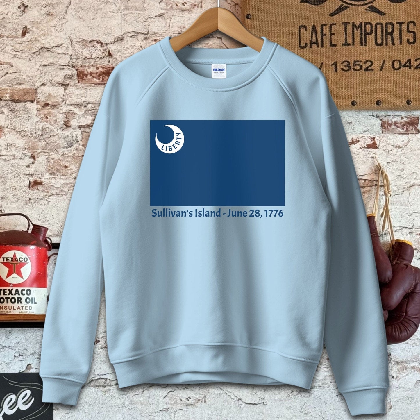 Sweatshirt / S / Light Blue Sullivan's Island Commemorative Shirt