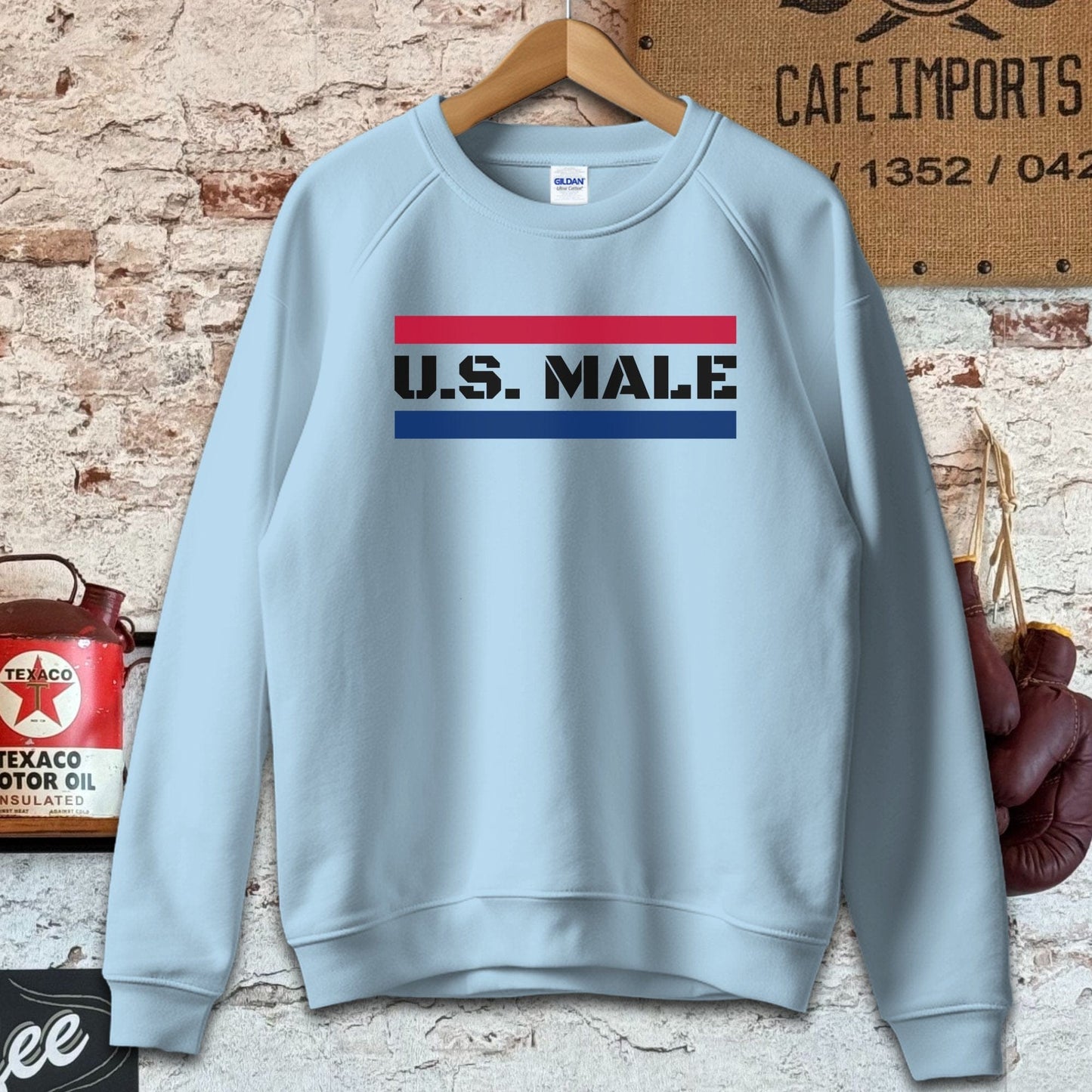 Sweatshirt / S / Light Blue U. S. Male Shirt