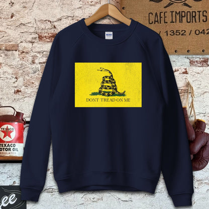 Sweatshirt / S / Navy Gadsden - Dont Tread On Me Shirt