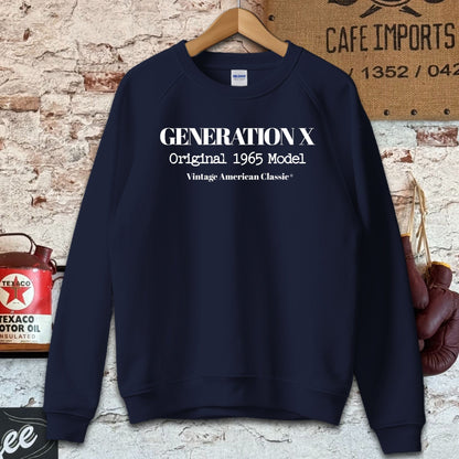 Sweatshirt / S / Navy Generation X Original 1965 Model Shirts