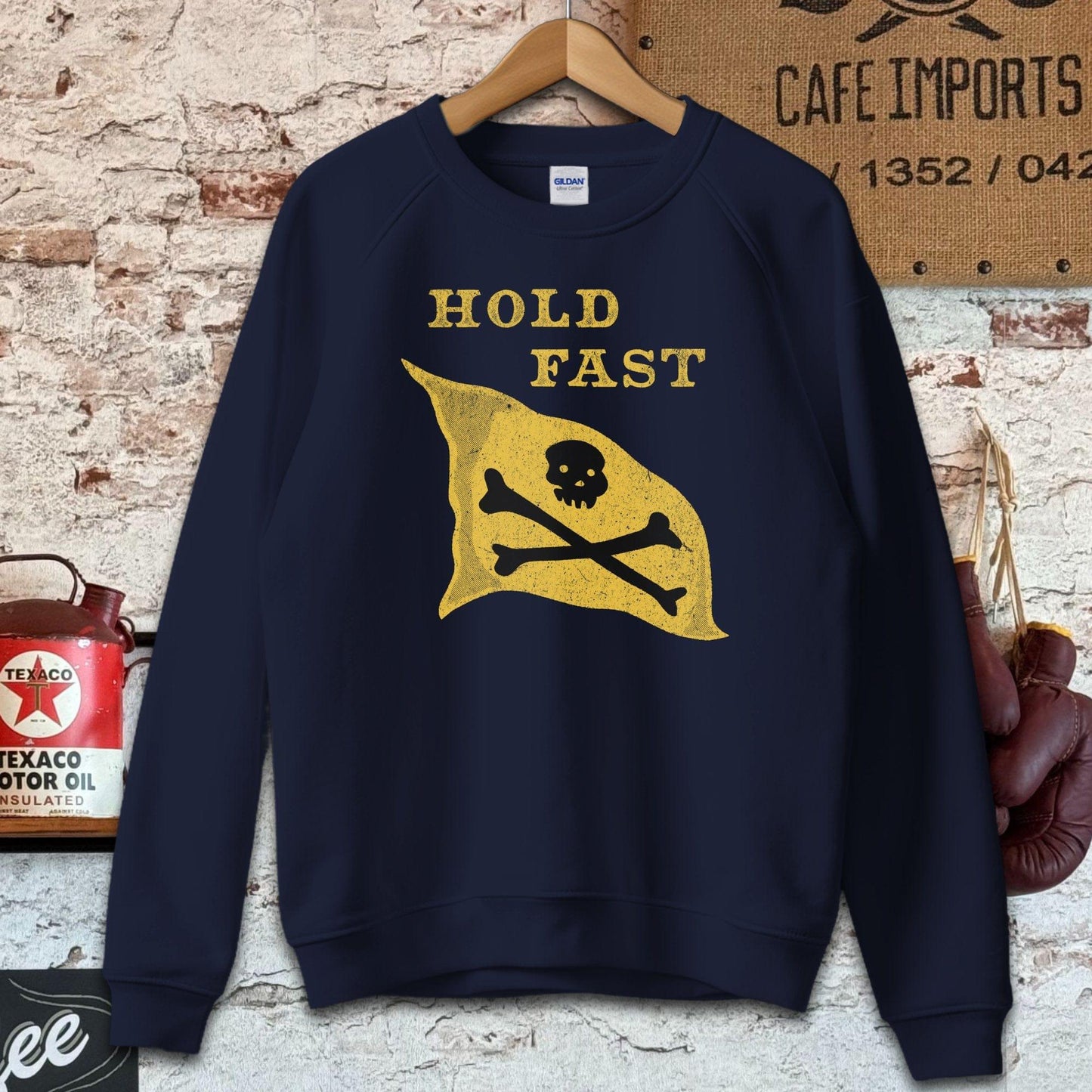 Sweatshirt / S / Navy Hold Fast Shirt