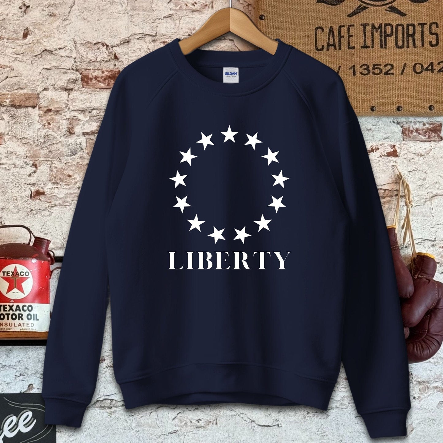 Sweatshirt / S / Navy Liberty Star Shirt