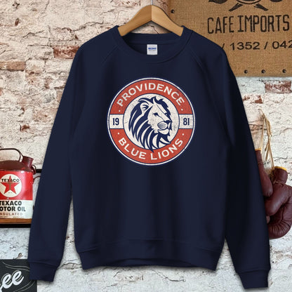 Sweatshirt / S / Navy Providence Blue Lions Sports Team Shirt