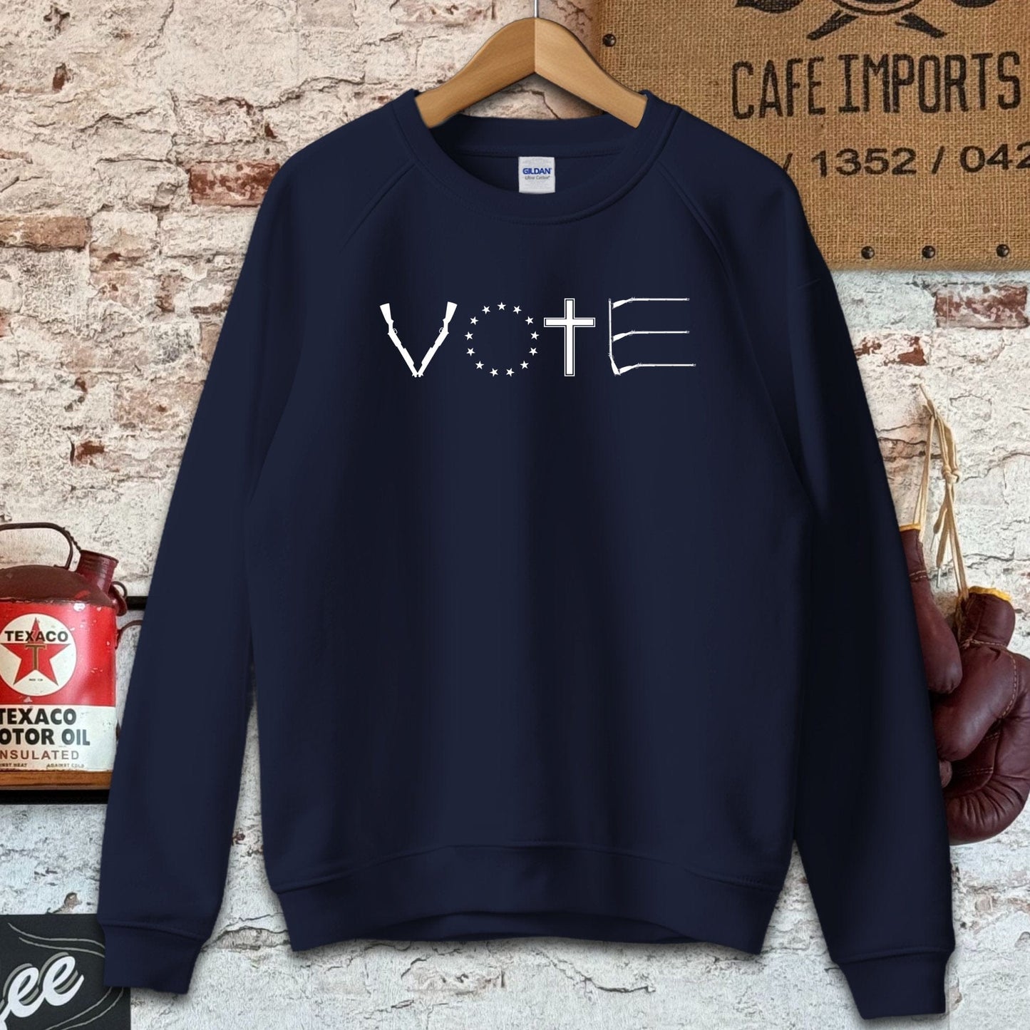 Sweatshirt / S / Navy Vote Shirts