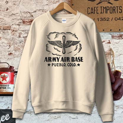 Sweatshirt / S / Sand Army Air Base Pueblo CO Shirt