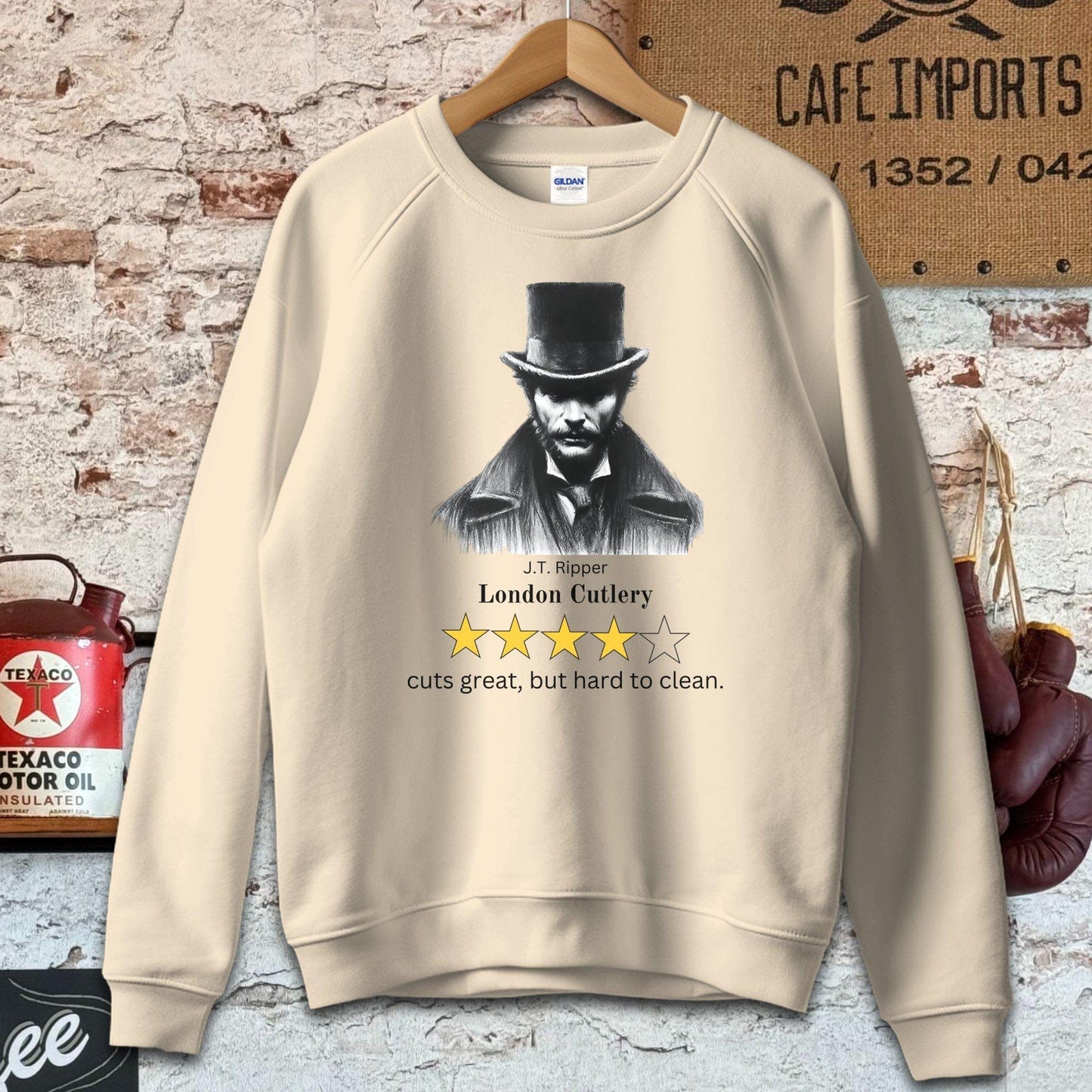 Sweatshirt / S / Sand London Cutlery J. T. Ripper T-Shirt