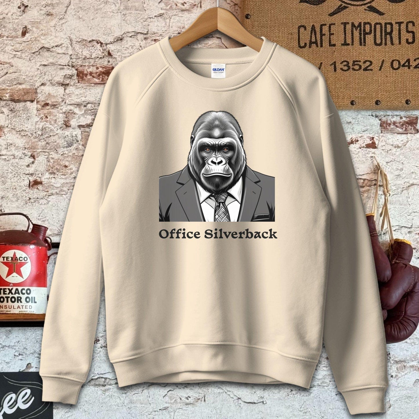 Sweatshirt / S / Sand Office Silverback T-Shirt