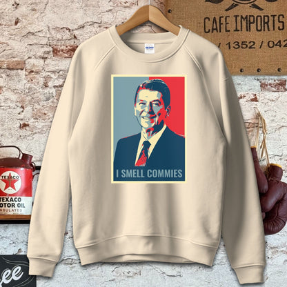 Sweatshirt / S / Sand Reagan I Smell Commies Shirt