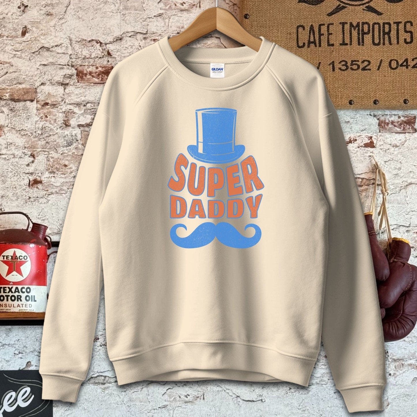 Sweatshirt / S / Sand Super Daddy Shirt