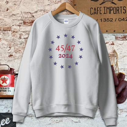 Sweatshirt / S / Sport Grey 2024 45/47 Trump Shirts