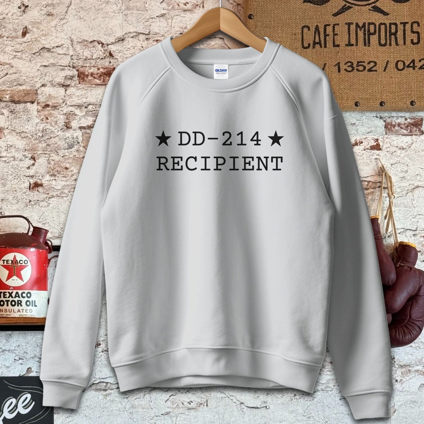 Sweatshirt / S / Sport Grey DD-214 Recipient Shirts