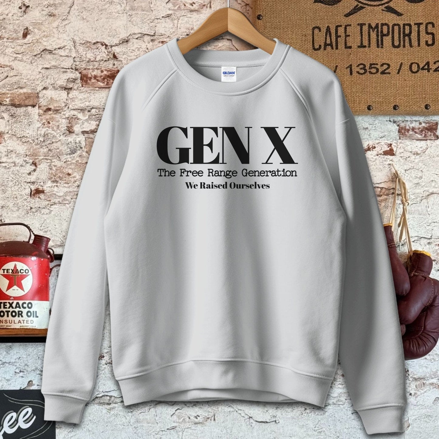 Sweatshirt / S / Sport Grey Gen X The Free Range Generation Shirts