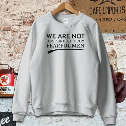 Sweatshirt / S / Sport Grey Not Descended From Fearful Men Shirts Shirts