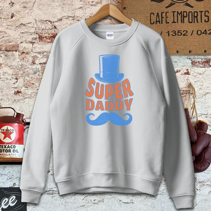 Sweatshirt / S / Sport Grey Super Daddy Shirt