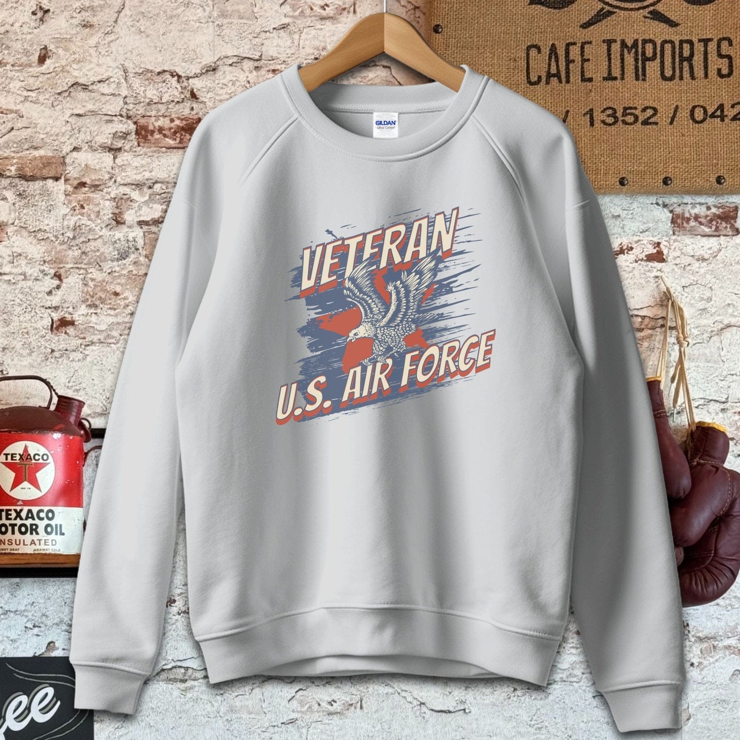 Sweatshirt / S / Sport Grey U.S. Air Force Veteran Shirt