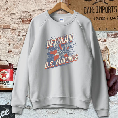 Sweatshirt / S / Sport Grey U.S. Marines Veteran Shirt