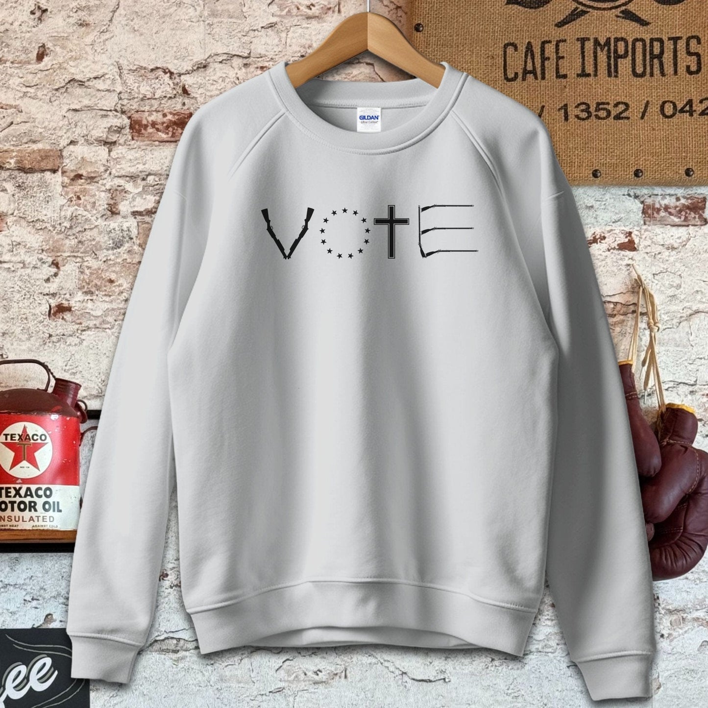 Sweatshirt / S / Sport Grey Vote Shirts