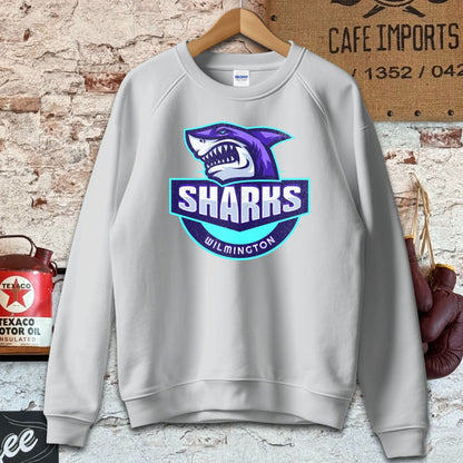 Sweatshirt / S / Sport Grey Wilmington Sharks Sports Team Shirt