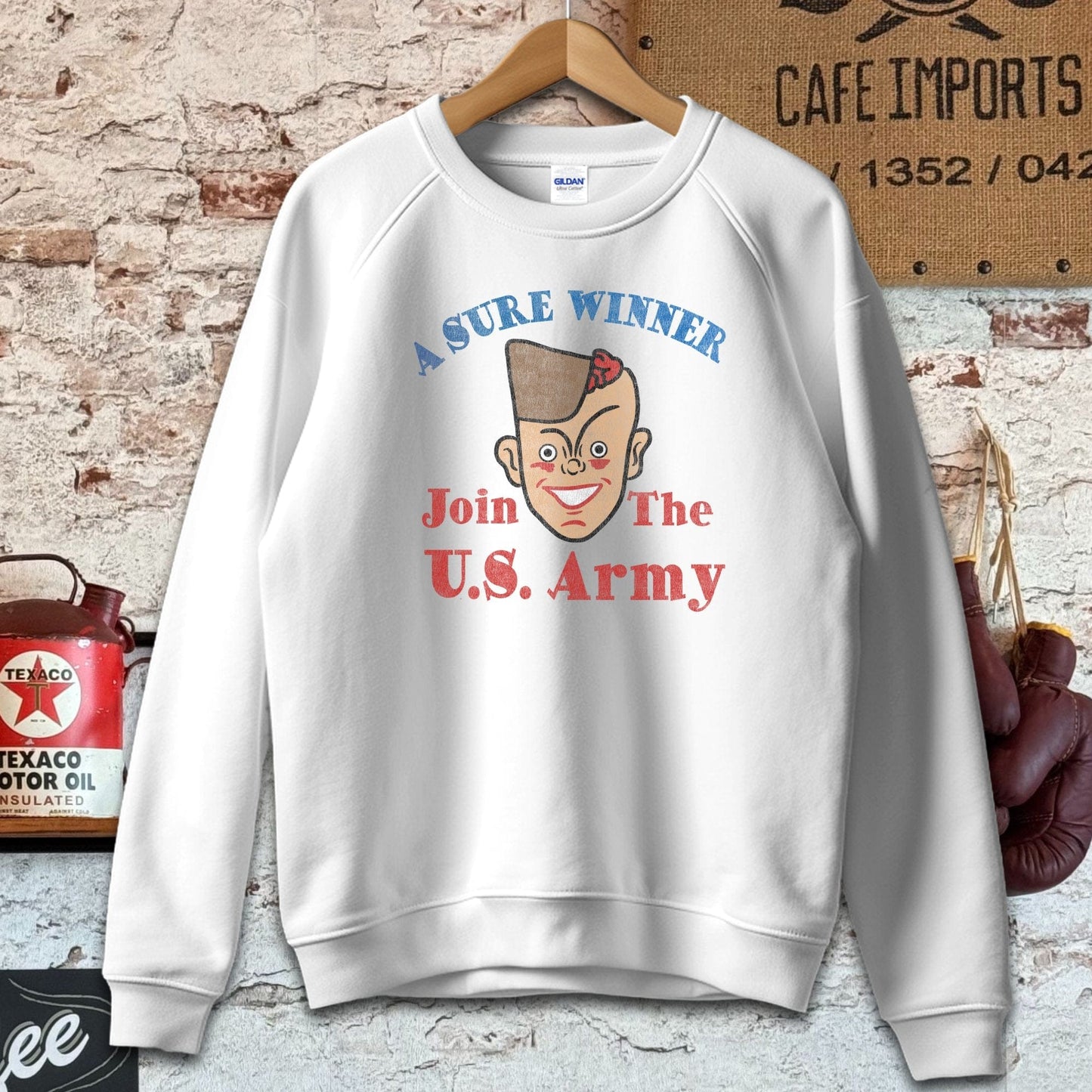 Sweatshirt / S / White Join The U.S. Army Shirt