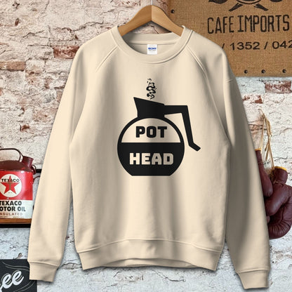 Sweatshirt / Sand / S Pot Head Coffee Shirt