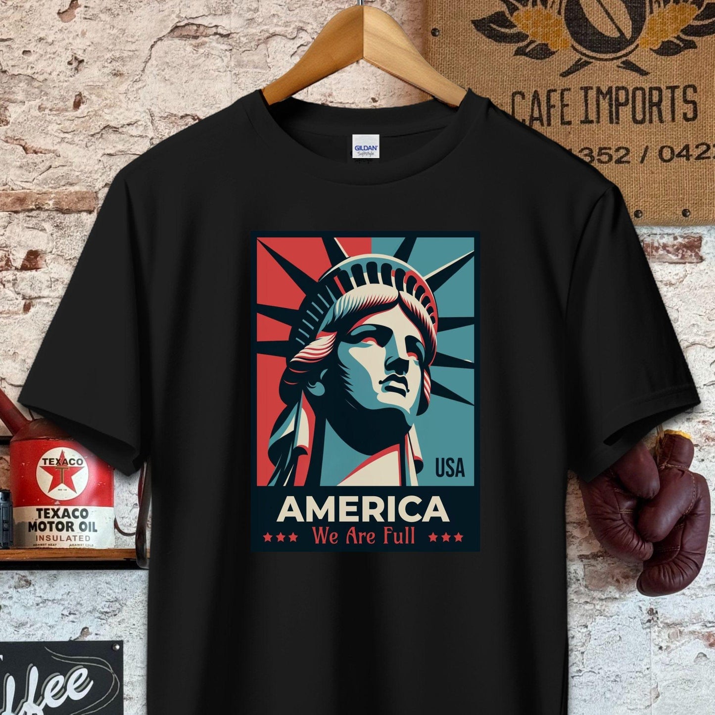 T-shirt / Black / S America We Are Full Shirt