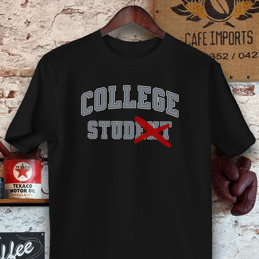 T-shirt / Black / S College Stud Shirts