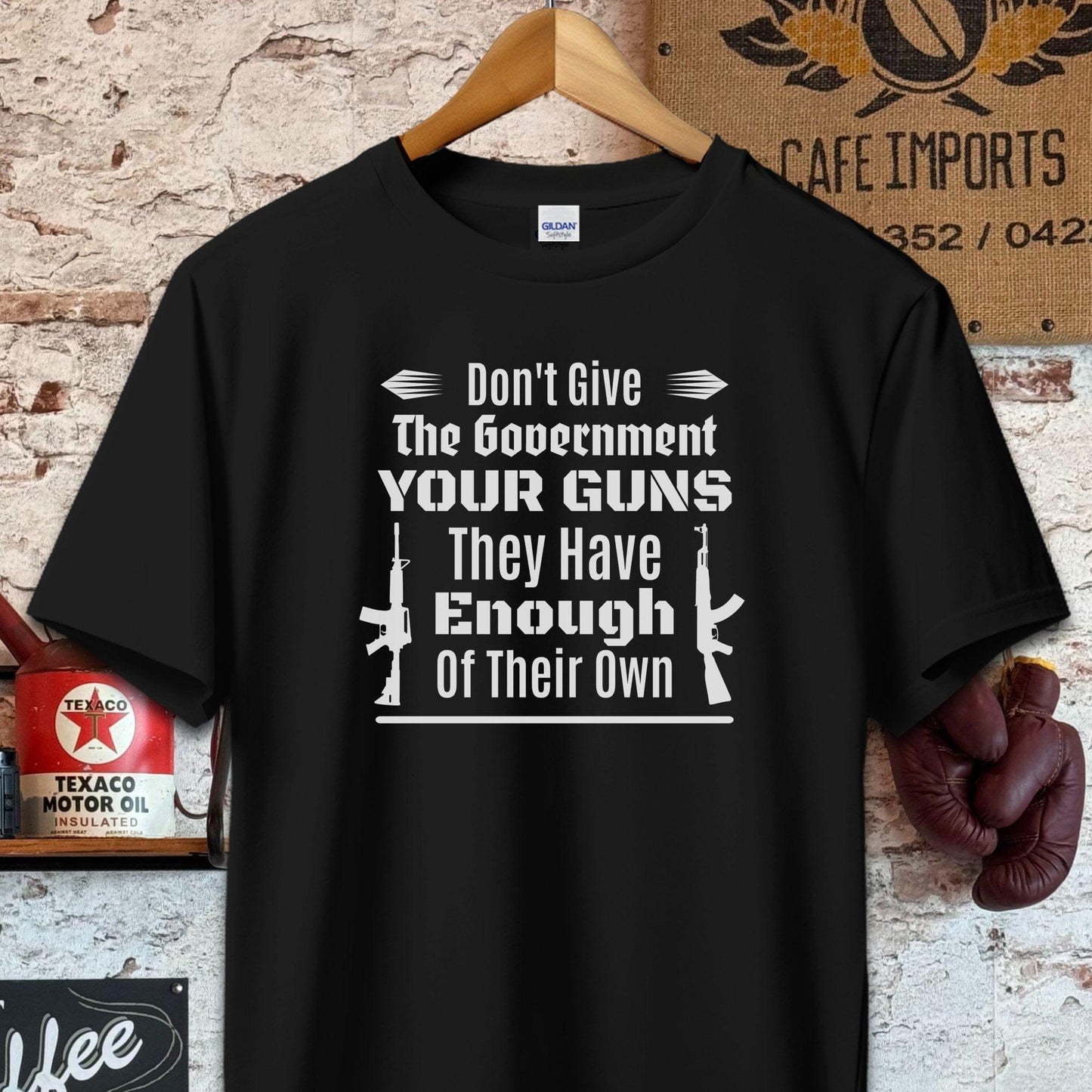 T-shirt / Black / S Don't Give the Government Your Guns Shirt