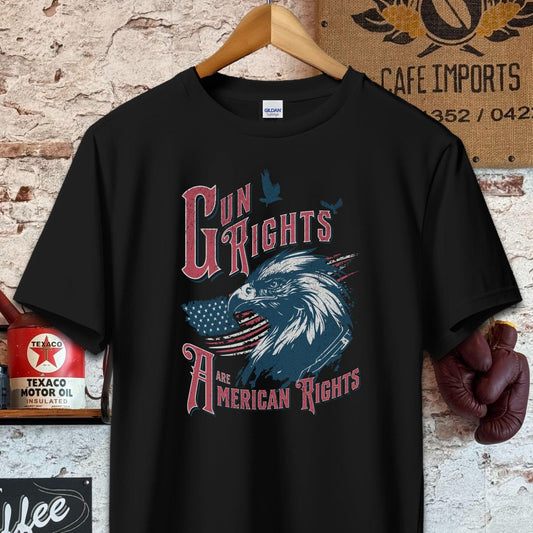 T-shirt / Black / S Gun Rights Are American Rights Shirt