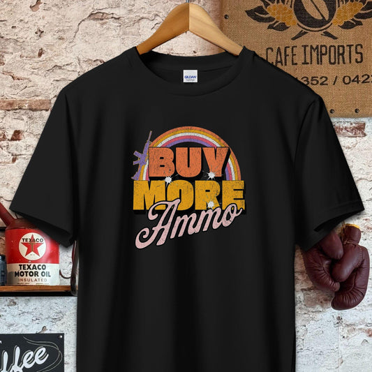 T-shirt / Black / S Retro Buy More Ammo Shirt